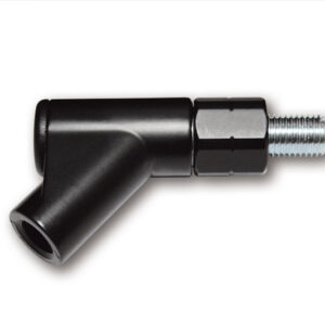 Adaptador de retrovisor HIGHSIDER smart M10x1,25 rosca izquierda - negro