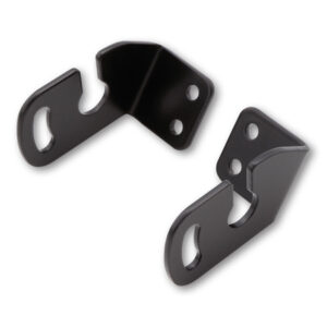 Adaptador para intermitentes HIGHSIDER pro original - para portamatrículas - Aprilia/BMW/Triumph/Yamaha - negro - Pareja