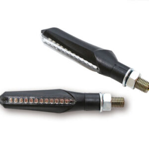 Intermitente secuencial LED HIGHSIDER smart Run - cristal ahumado - homologado E - Pareja