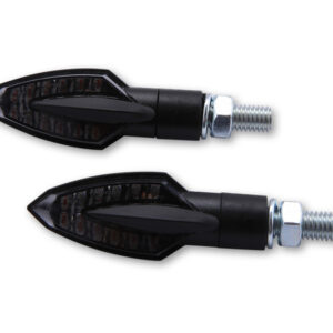 Intermitente LED HIGHSIDER smart Vinci - cristal ahumado - homologado E - Pareja