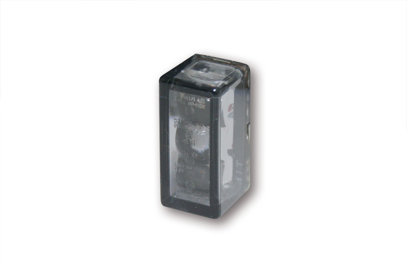Intermitente LED HIGHSIDER smart Cube-V - cristal ahumado - homologado E - Pareja