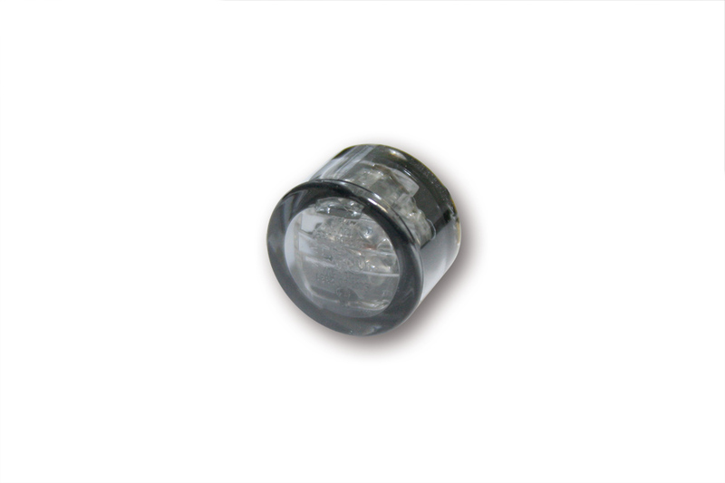 Intermitente LED HIGHSIDER smart Micro Pin - cristal ahumado - homologado E - Pareja