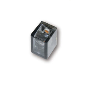 Intermitente LED HIGHSIDER smart Micro Cube-V - cristal ahumado - homologado E - Pareja