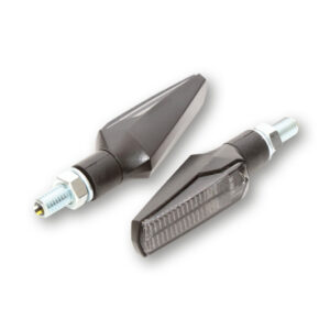 Piloto trasero/intermitente LED HIGHSIDER smart Fineline 3in1 - cristal ahumado - homologado E - Pareja
