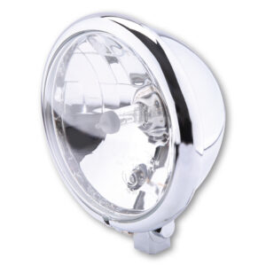 Faro delantero HIGHSIDER smart Bates Style - 5 3/4 inch - cromado - 1 pieza