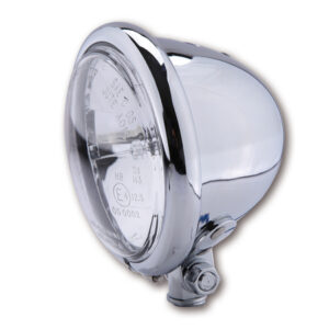 Faro delantero HIGHSIDER smart Bates Style - 4 1/2 inch - cromado - 1 pieza