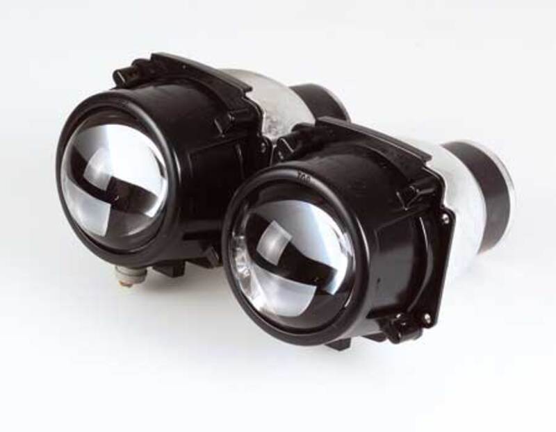 Faro delantero HIGHSIDER smart - negro - Pareja