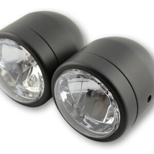 Faro delantero (3-1/2")+ soporte HIGHSIDER smart - negro