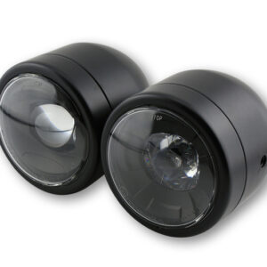 Faro delantero LED HIGHSIDER smart Twin (3-1/2") - negro - 1 pieza