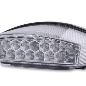 Piloto trasero LED HIGHSIDER smart Monster - cristal transparente - homologado E - 1 pieza