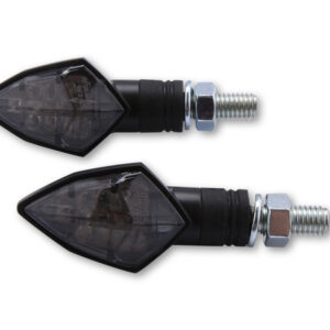 Intermitente LED HIGHSIDER smart Rock - cristal ahumado - homologado E - Pareja