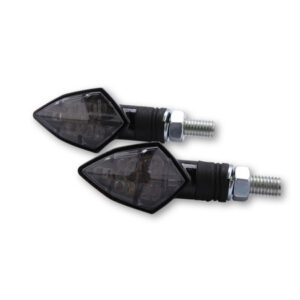 Intermitente LED HIGHSIDER smart Rock - cristal ahumado - homologado E - Pareja