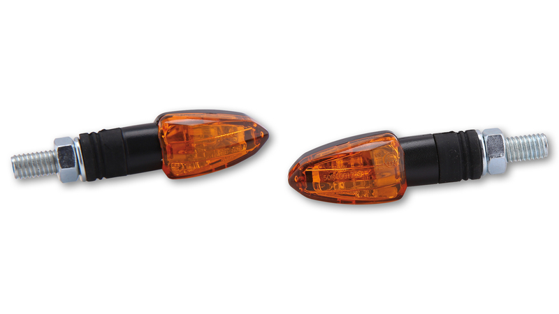 Intermitente HIGHSIDER smart Lizzard - cristal naranja - homologado E - Pareja