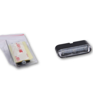 Piloto trasero HIGHSIDER smart Tri-LED con soporte y lámina adhesiva 12V