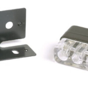 Luz de matrícula LED HIGHSIDER smart Mini - negro - 1 pieza