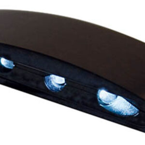 Luz de matrícula LED HIGHSIDER smart Micro con carcasa de aluminio - negro - 1 pieza