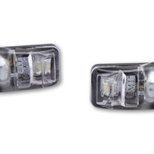 Luz de matrícula LED HIGHSIDER smart Picco - negro - Pareja