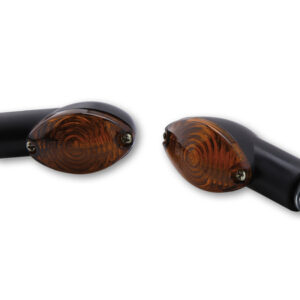 Intermitente HIGHSIDER smart Cateye Mini - cristal ahumado - homologado E - Pareja