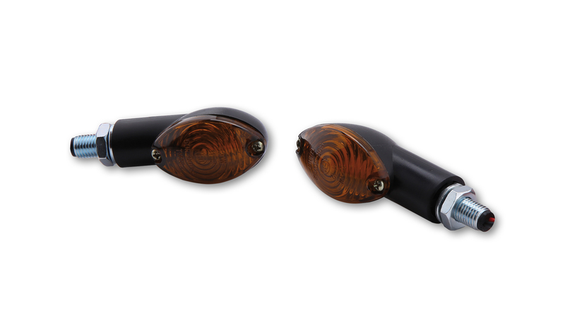 Intermitente HIGHSIDER smart Cateye Mini - cristal ahumado - homologado E - Pareja