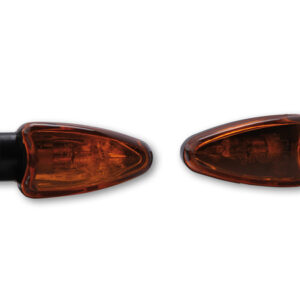 Intermitente HIGHSIDER smart Arrow Mini - cristal naranja - homologado E - Pareja