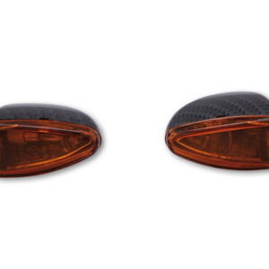 Intermitente HIGHSIDER smart Arrow Mini - cristal naranja - homologado E - Pareja
