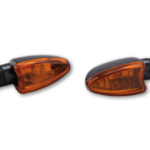 Intermitente HIGHSIDER smart Arrow Mini - cristal naranja - homologado E - Pareja