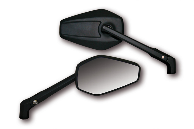 Retrovisor de manillar HIGHSIDER smart Booster - negro