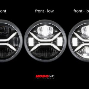 Óptica de faro delantero LED KOSO XENITH - montaje lateral - GA030000