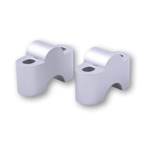 Alzas de manillar HIGHSIDER pro 25mm - plata