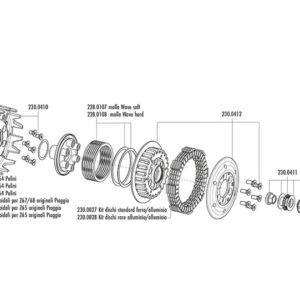 Embrague POLINI HT for Race - 24 dientes helicoidales