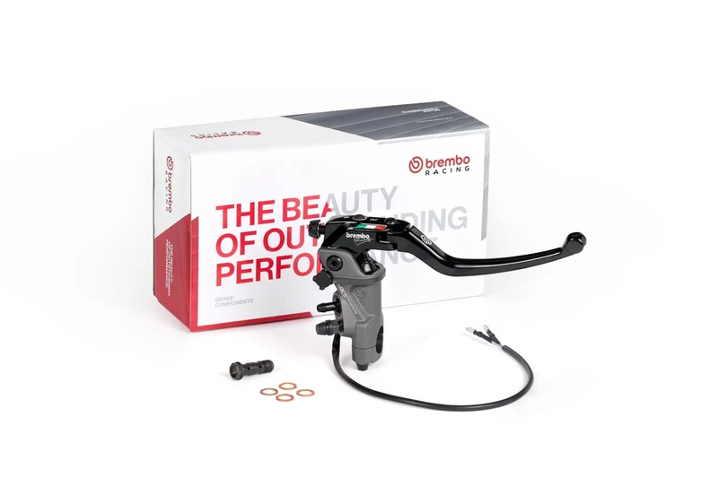 Bomba de freno BREMBO UPGRADE Pr17 RCS Corsacorta maneta larga abatible