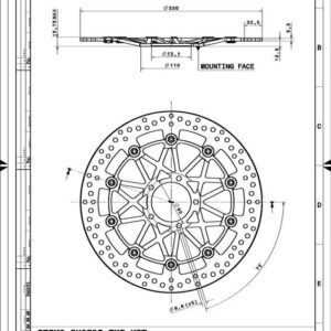 Juego de discos de freno BREMBO UPGRADE Supersport redondo flotante - pareja