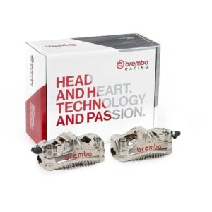 Juego de pinzas de freno delanteras axiales BREMBO UPGRADE GP4-MS 4 pistones Ø30mm