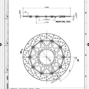 Juego de discos de freno BREMBO UPGRADE Supersport redondo flotante - pareja