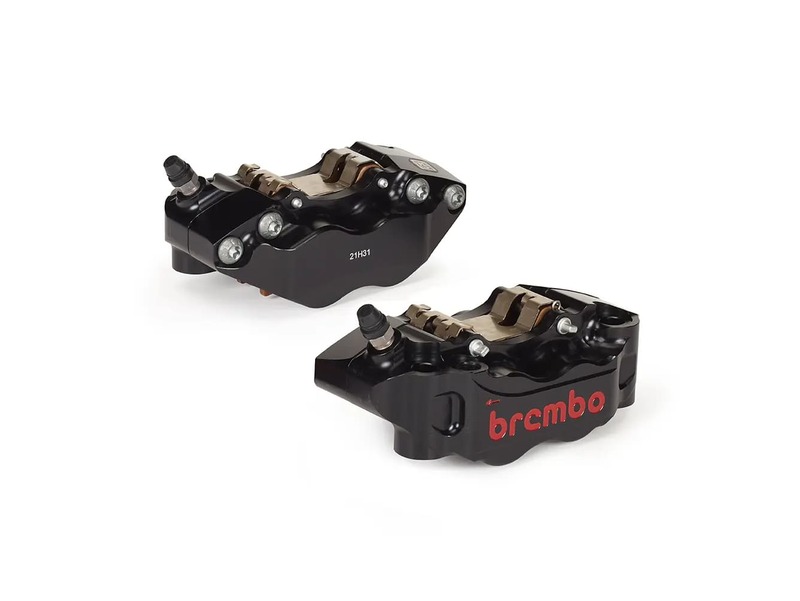 BREMBO UPGRADE GP4-RB Pinzas de freno de 4 pistones (par) delanteras, Ø 30/34 mm