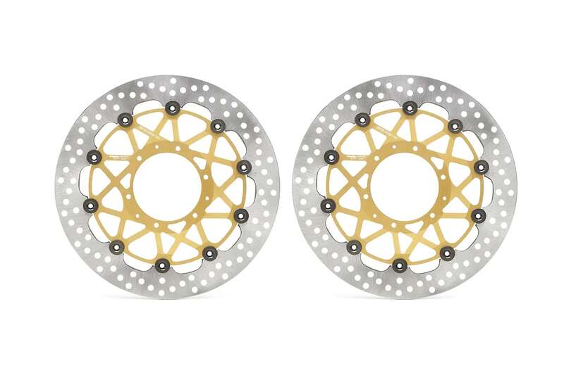 Juego de discos de freno BREMBO UPGRADE Supersport redondo flotante - pareja