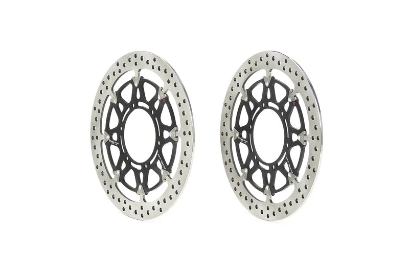 Juego de discos de freno BREMBO UPGRADE T-Drive redondo flotante - pareja