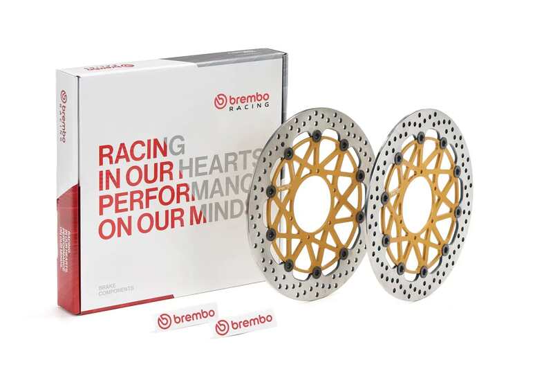 Juego de discos de freno BREMBO UPGRADE Supersport redondo flotante - pareja
