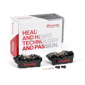 Par de pinzas de freno delantero radiales BREMBO UPGRADE GP4-RB 4 pistones Ø30/34 mm