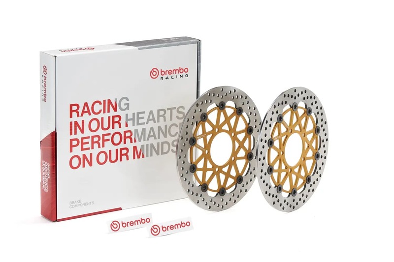 Juego de discos de freno BREMBO UPGRADE Supersport redondo flotante - pareja