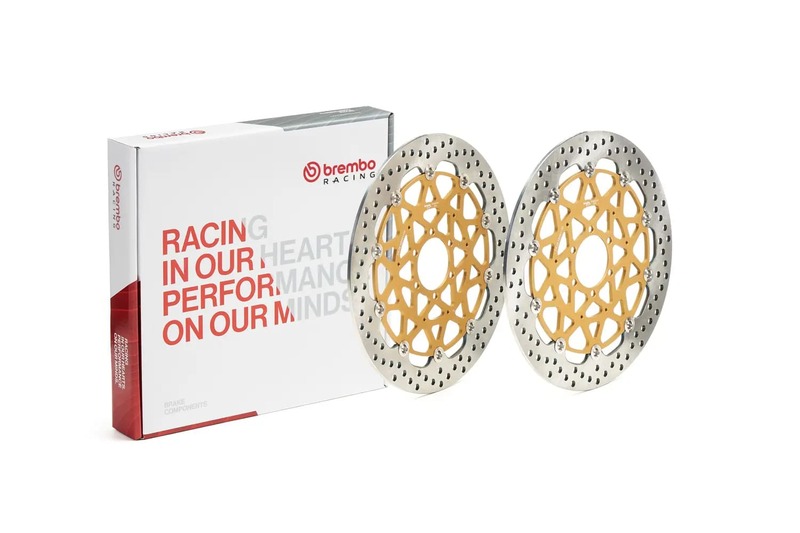 Juego de discos de freno BREMBO UPGRADE Supersport redondo flotante - pareja