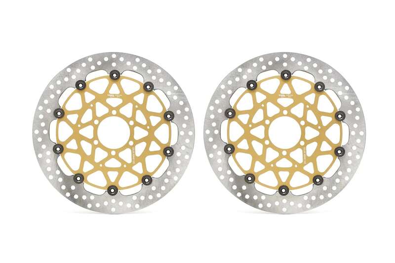 Juego de discos de freno BREMBO UPGRADE Supersport redondo flotante - pareja