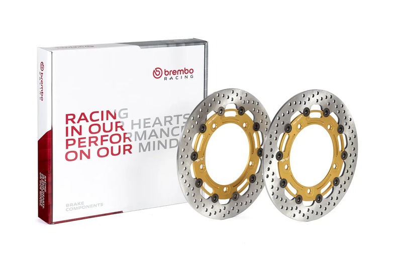 Juego de discos de freno BREMBO UPGRADE Supersport redondo flotante - pareja
