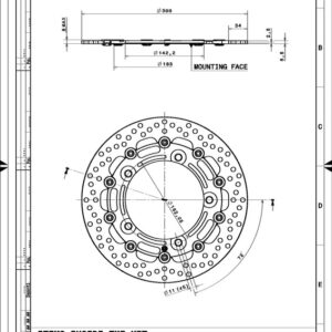 Juego de discos de freno BREMBO UPGRADE Supersport redondo flotante - pareja