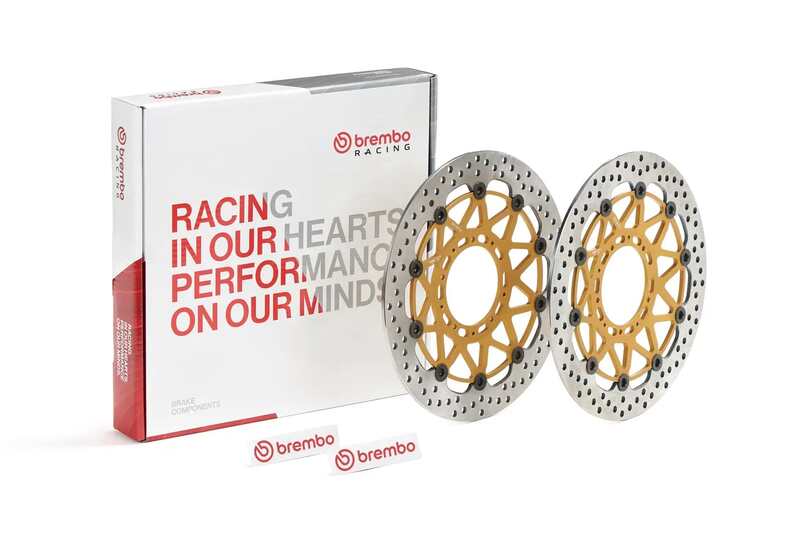 Juego de discos de freno BREMBO UPGRADE Supersport redondo flotante - pareja