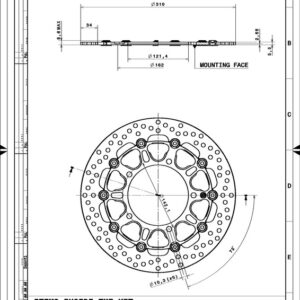 Discos de freno BREMBO UPGRADE THE GROOVE - 208B47035 - Pareja