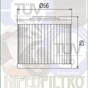Filtro de aceite HIFLOFILTRO - HF162