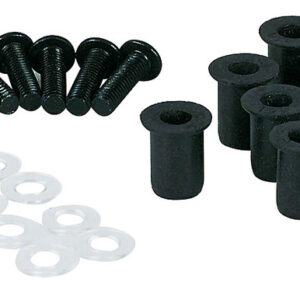 Kit de tornillos de carenado en aluminio HIGHSIDER smart - tuercas de goma M5 - 8 pcs