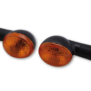 Intermitentes HIGHSIDER smart OVAL Mini - negro