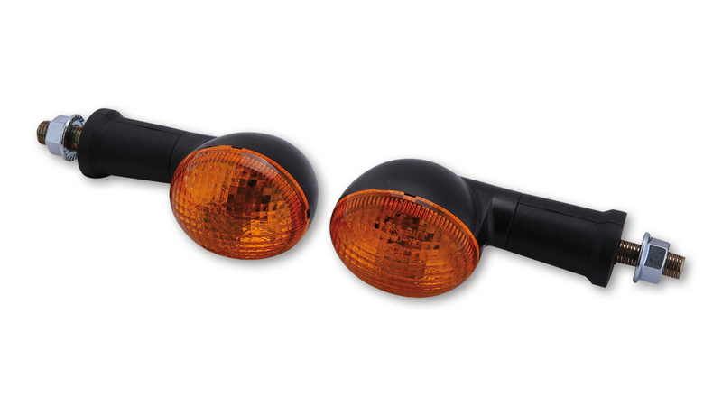 Intermitentes HIGHSIDER smart OVAL Mini - negro